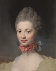 Porträtt av Maria Luisa av Parma som prinsessa av Asturien, 1765
