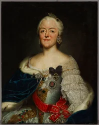 Porträtt av Maria Antonia, kurfurstinna av Sachsen