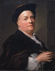 Porträtt av Louis du Silvestre
