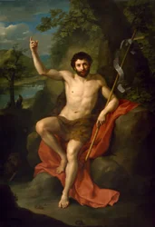 Johannes Döparen predikar i öknen