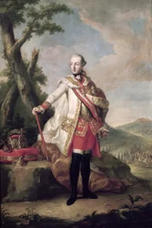 Porträtt i helfigur av Josef II (1741-90) av Habsburg-Lothringen, tysk-romersk kejsare, ca 1765.