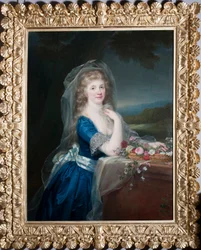 Porträtt av Anna Pieri Brignole-Sale (Brignole Sale) (1765-1815) Målning av Anton von Maron (1733-1808) Gener, nya gatumuseer