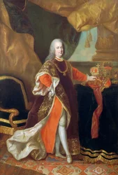 Porträtt av kejsar Frans I av Österrike 1708-1765