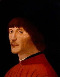 Porträtt av en man, 1468-1470.