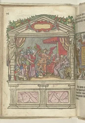 Scen med allegorisk representation på Grote Markt, 1578