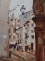 Coimbra, Portugal, 2015 (olja på duk)