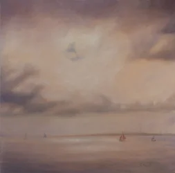 Familj av båtar, 2014 (olja på duk)