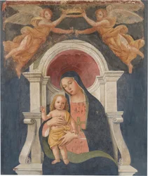 Antoniazzo Romano - Madonna med barn, ca 1495