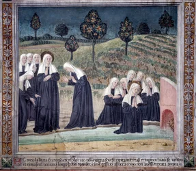 Livet av St. Francesca Romana: När hon återvände från St Paul