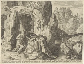 H. Hieronymus som en ångerfull i öknen