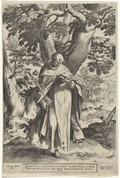 Landskap med Saint Dominic