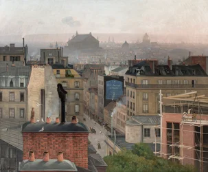 Paris sett från Montmartre, 1887