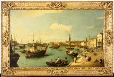 Riva degli Schiavoni, blickar mot väster, ca 1735 (olja på duk)