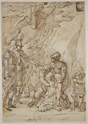 Alexander med Darius kropp(?)