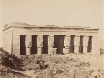 Temple of Dendera, ca. 1870-1880-talen.