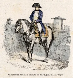 Napoleon Bonaparte i Italien, besöker Marengo slagfält