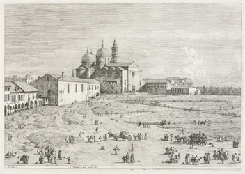 Utsikt: Church of Saint Justina i Prà della Valle, Padua, 1735-1746.