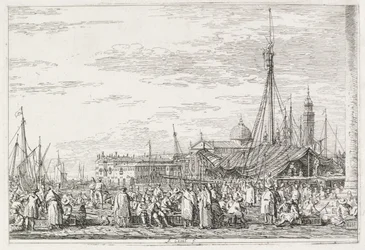 Visningar: Marknaden på Molo, 1735-1746.