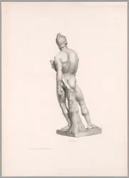 Ajax, bakifrån, från Oeuvre de Canova