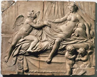 Danae of Correggio av Antonio Canova (1757-1822)