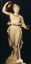 Hebe av Antonio Canova (1757-1822), marmorstaty