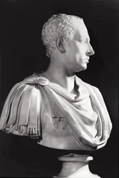 Porträttbyst av Frans I (1708-65), den helige romerske kejsaren (marmor)