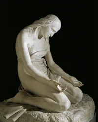 Den botgörande Magdalena, av Antonio Canova (1757-1822)