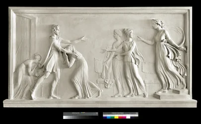 Telemachos återkomst, 1787-90 (gips)