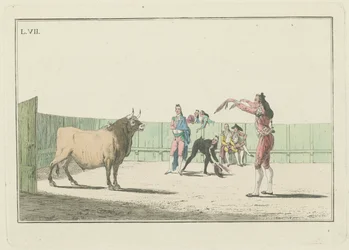 Tavla VII, från serien Collection of the Main Actions in a Bullfight