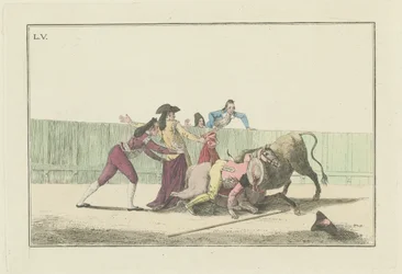 Tavla V, från serien Collection of the Main Actions in a Bullfight