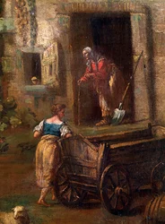 Italiensk landskapsdetalj, 1700-tal