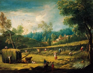 Sommaren, av Antonio Diziani (1737-1797), målning.