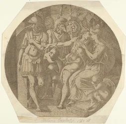 En man som säger farväl till en kvinna, 1540-45.