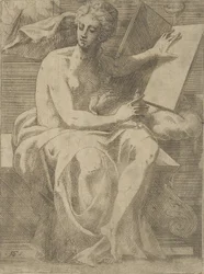 En sibylla, 1540-45.