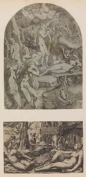 Venus och nymfer badar, 1543.