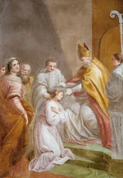 Den heliga Liberatas ordination