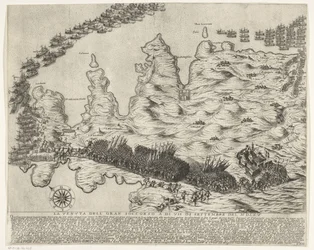 Hjälptruppernas ankomst till Malta La veduta della gran soccorso a di VII di settembre del MDLXV (titel på objekt) The Siege of Malta (serietitel)