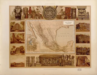 Målande och historisk atlas över Mexikos förenta stater. LOC 2008621671-13