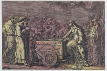 Lucius Albinius räddar de vestala jungfrurna