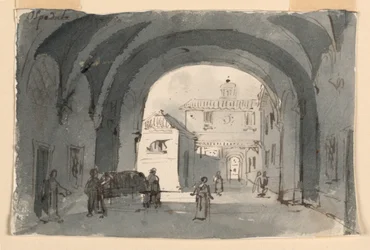 Scenografi, sjukhuset i Brescia