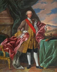 Porträtt av kung Karl III av Spanien