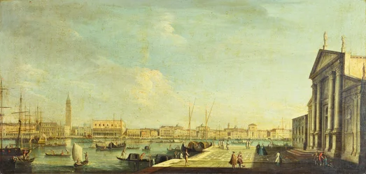 Bacino di San Marco, Venedig (olja på duk)
