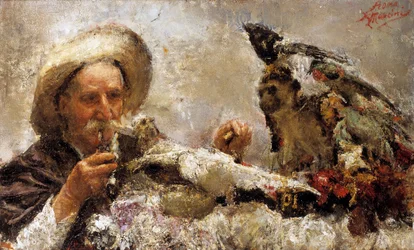 The Fortune Teller (olja på duk)