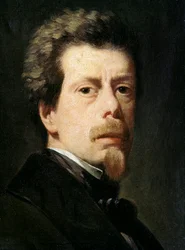 Självporträtt av konstnären. Målning av Antonio Maria ESQUIVEL Y SUAREZ DE URBINA (1806-1857), ca. 1856 Olja på duk Madrid, Pradomuseet.