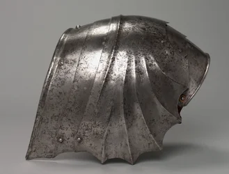 Gotisk solfjäderformad pall, ca 1485-1500