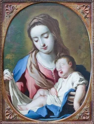 Madonna och barn, början av 1700-talet (olja på duk)