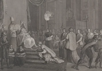 Kröningen av påve Pius VI, 1801.