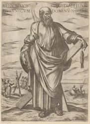 Av St Andrew Och i Jesus Kristus, hans ende son, vår Herre (titel på objektet) Kristus, Maria och aposteln (serietitel)