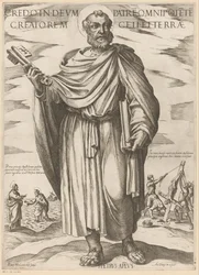 Av Sankt Peter Jag tror på gud, fadern allsmäktige skaparen av himmel och jord (titel på objekt) Kristus, Maria och aposteln (serietitel)
