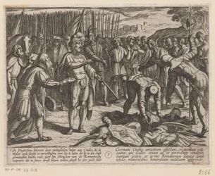 Tyska sändebud besöker Julius Civilis De bataviska krigen mot romarna (serietitel) Batavorum cum Romanis Bellum (serietitel)